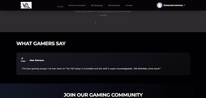 Cover image for Vinto Global Gaming Hub Website Development