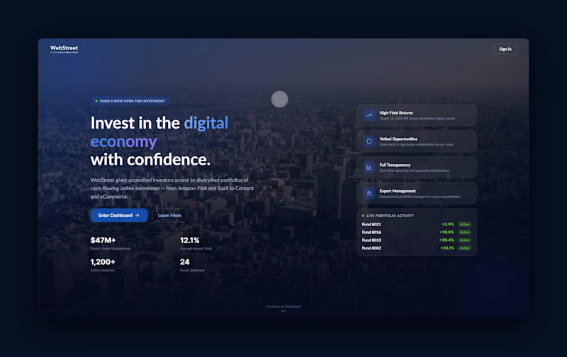 Cover image for Investment Platform Redesign