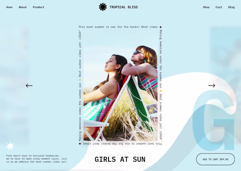 Cover image for Web Design / Slider Animation