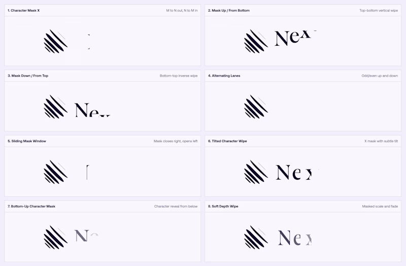 Cover image for exploring wordmark animation - which