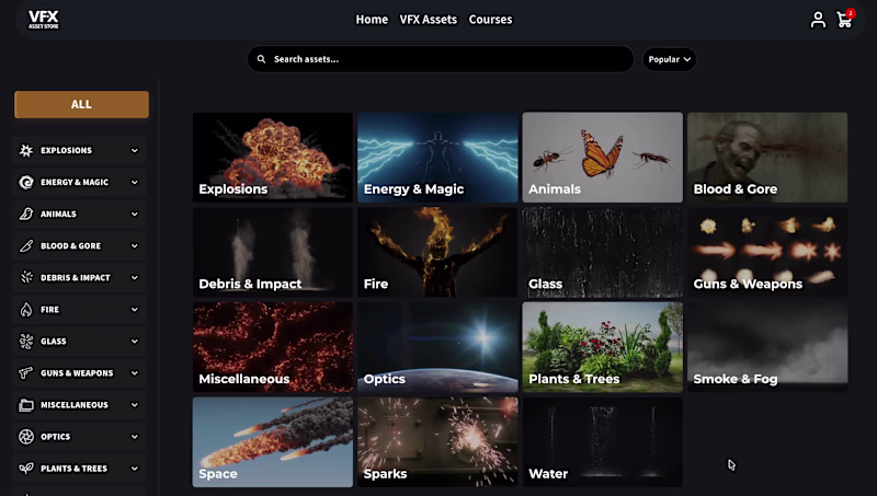 Cover image for Custom Shopify VFX Marketplace – Advanced Catalog Architecture