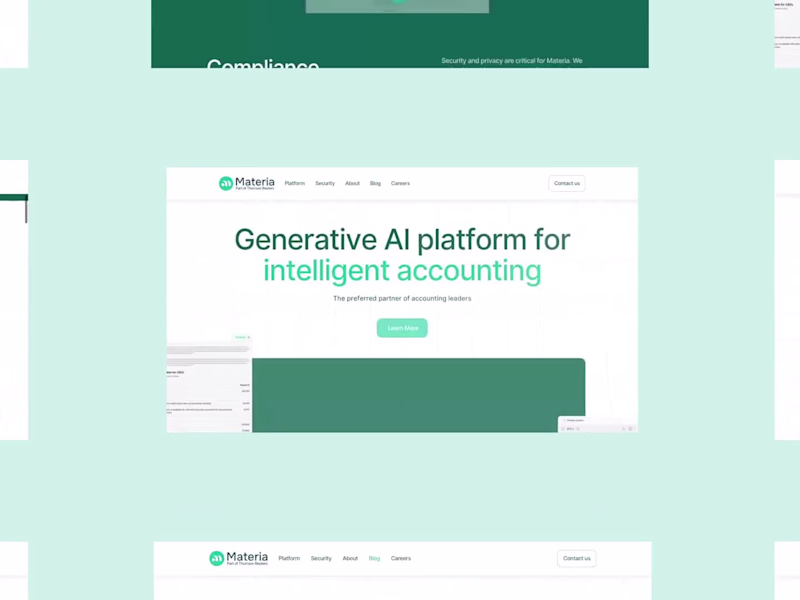 Cover image for Materia AI SaaS Company