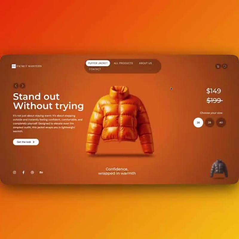 Cover image for 3D eCommerce website concept built