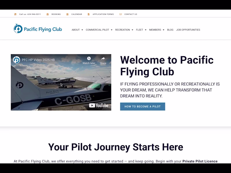 Cover image for Full Website Redesign Including the Navigation and Online Forms