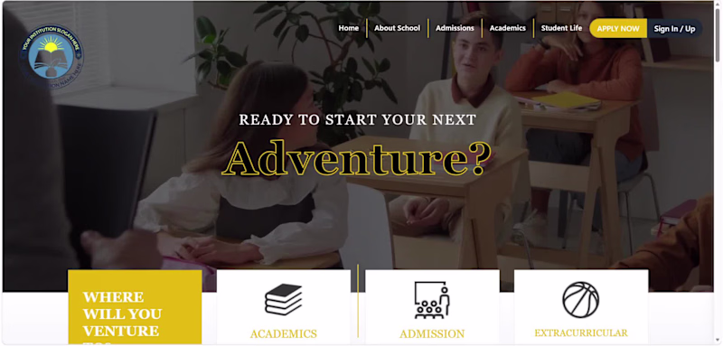 Cover image for School Website – Modern Responsive