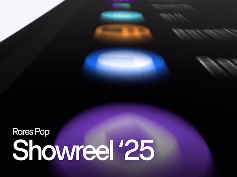 Cover image for Rares Pop - Showreel 2025