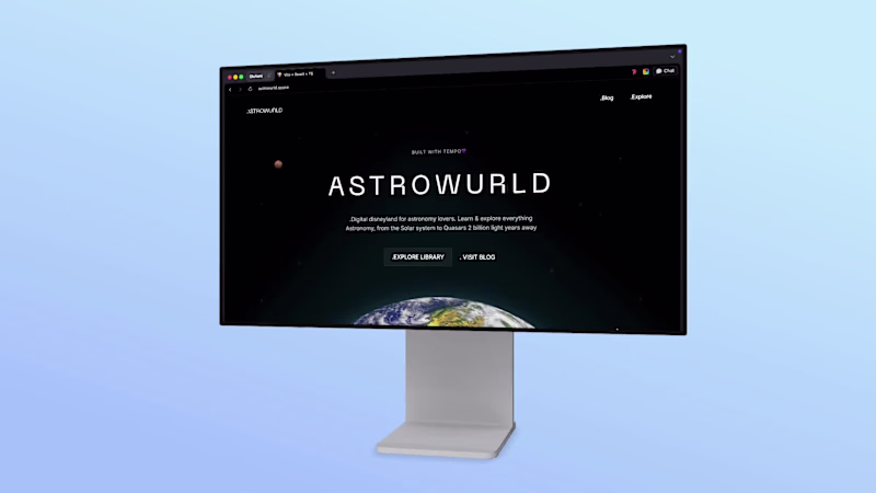 Cover image for Astrowurld for Tempo Challenge