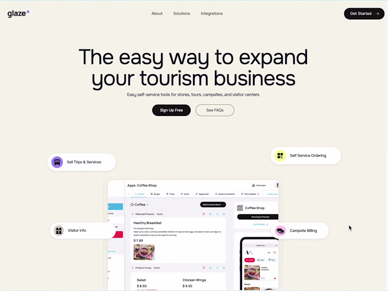 Cover image for Glaze Brand Identity Refresh and Website Revamp