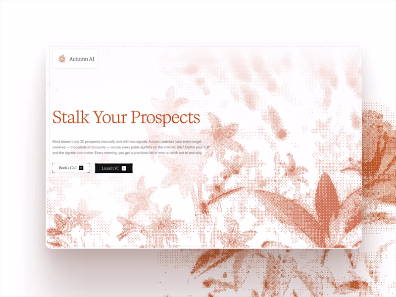 Cover image for Autumn AI (YC W26) - Landing page