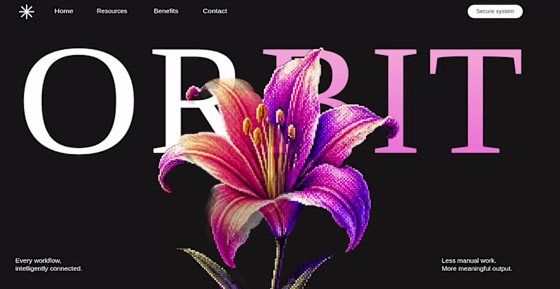 Cover image for ORBIT — Interactive Hero Concept
What