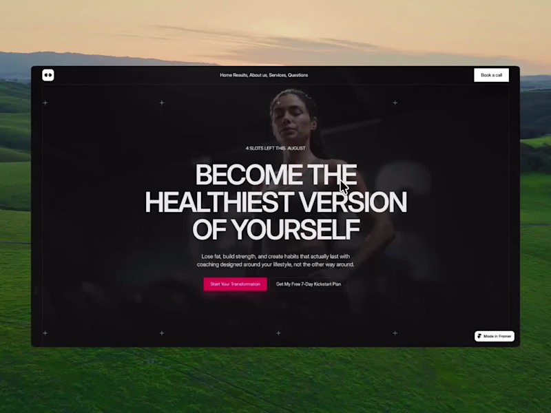 Cover image for New Framer Template: Jedi Fitness