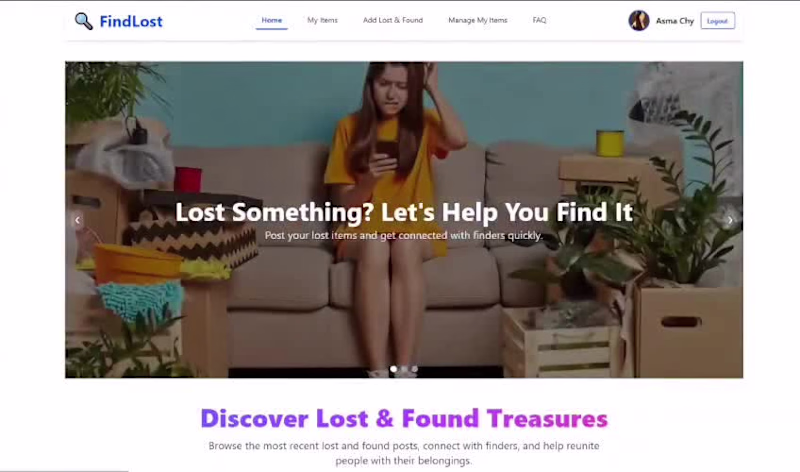 Cover image for FindLost Website