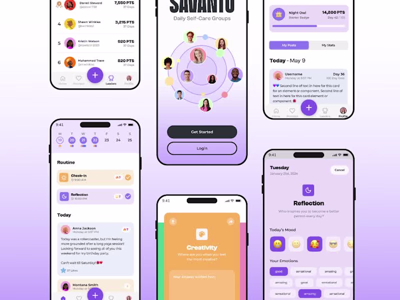 Cover image for Savanto - Daily Check-In Mobile App