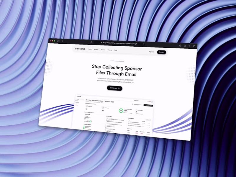 Cover image for Spontool SaaS Website Redesign and Development