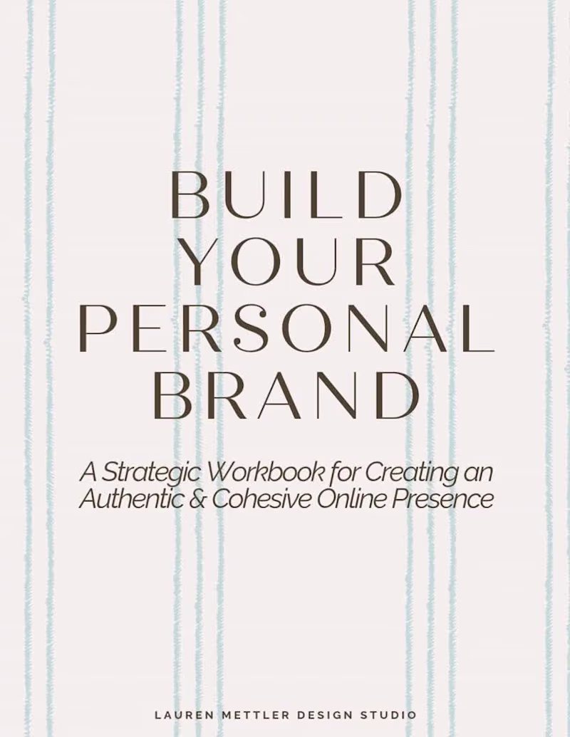 Cover image for Personal Brand Course & Workbook Design