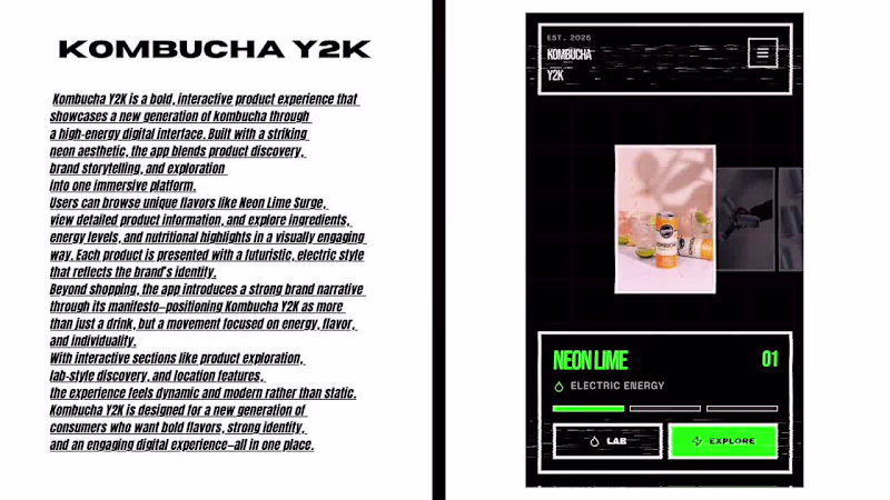 Cover image for Explore the Bold Future of Kombucha with Interactive App Design
