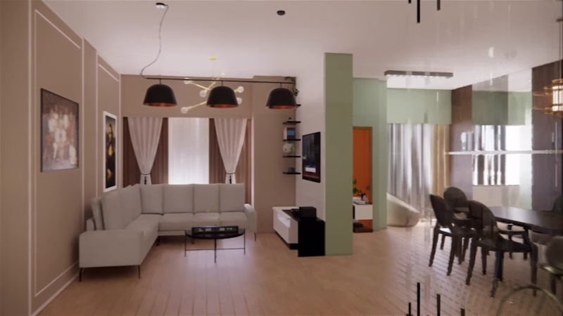 Cover image for Serene Minimalist Living Space