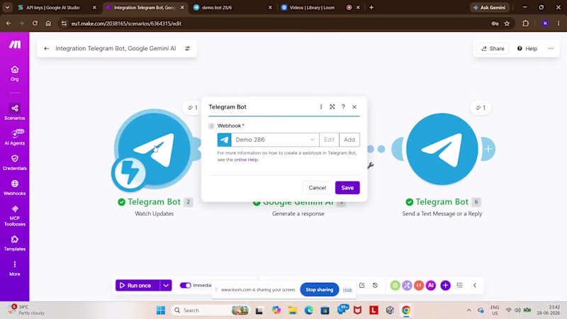 Cover image for Built an AI-powered Telegram assistant
