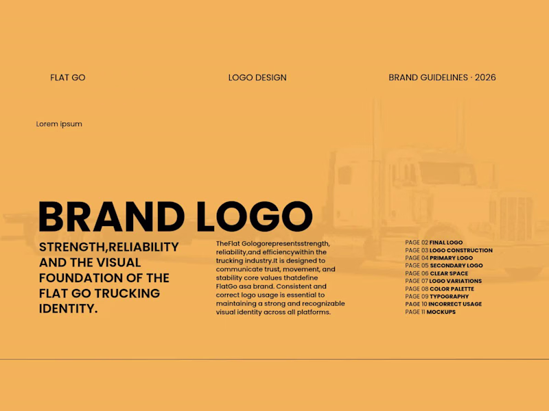 Cover image for Logo design and brand guidelines