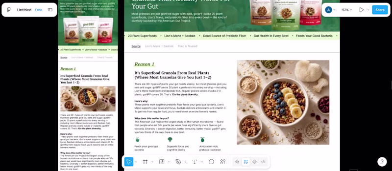 Cover image for Listicle page designed in figma