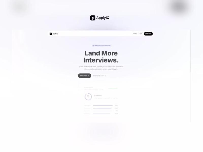 Cover image for ApplyIQ – AI-Powered Job Application