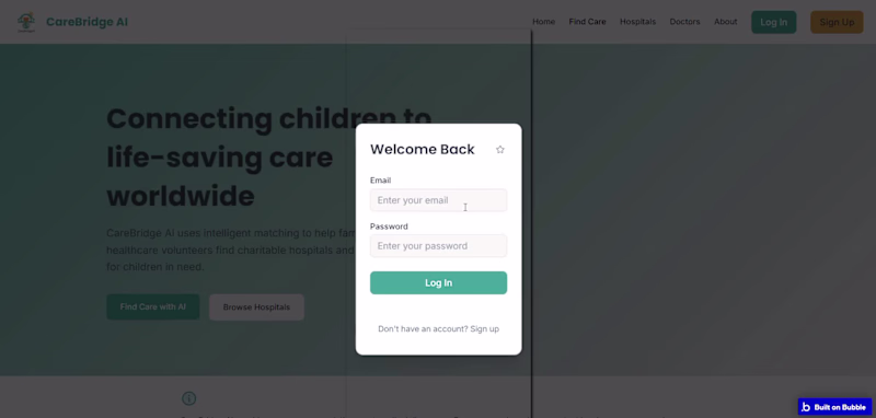 Cover image for CareBridge AI: Hospital Matching App