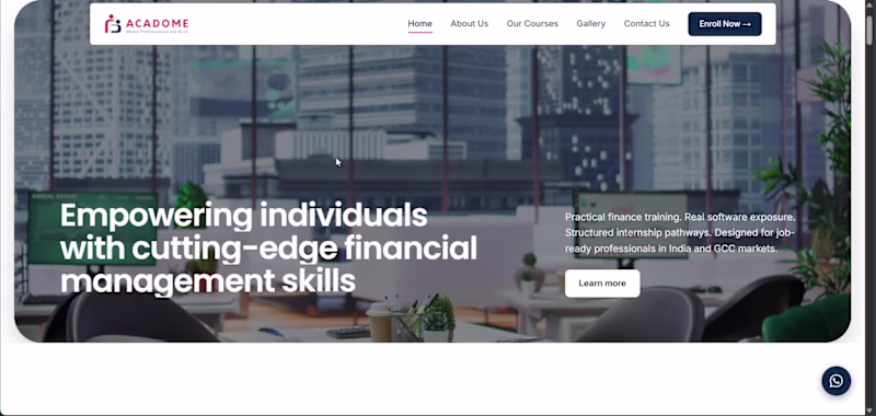 Cover image for Acadome — Professional Accounting &