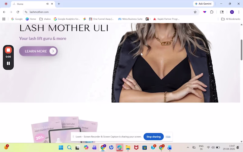 Cover image for Kajabi Website Redesign for Lash Lift Guru