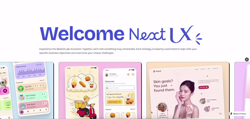 Cover image for NextUX – AI SaaS Landing