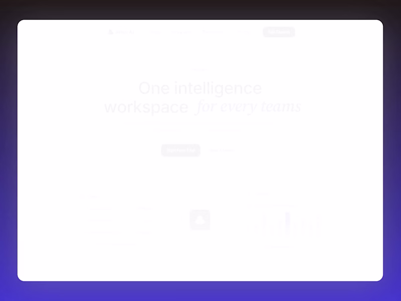 Cover image for Atlas AI Workspace Product Page Design