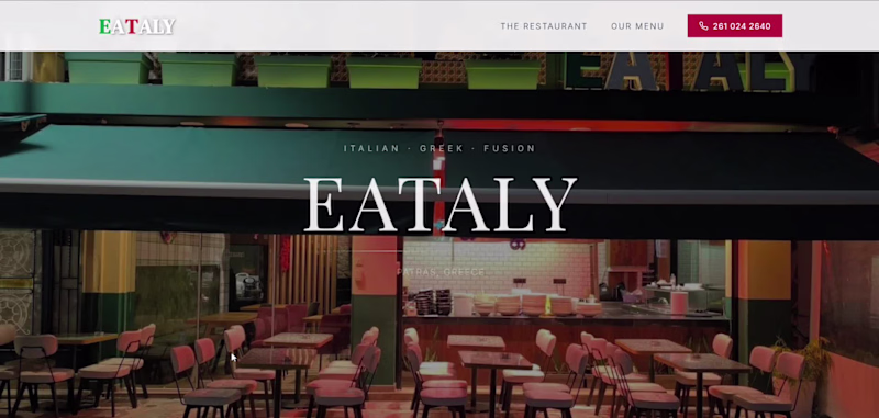 Cover image for Premium restaurant website for an