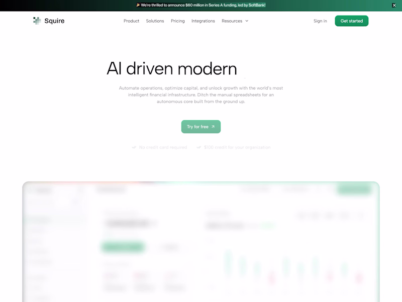 Cover image for Squire - Finance AI -