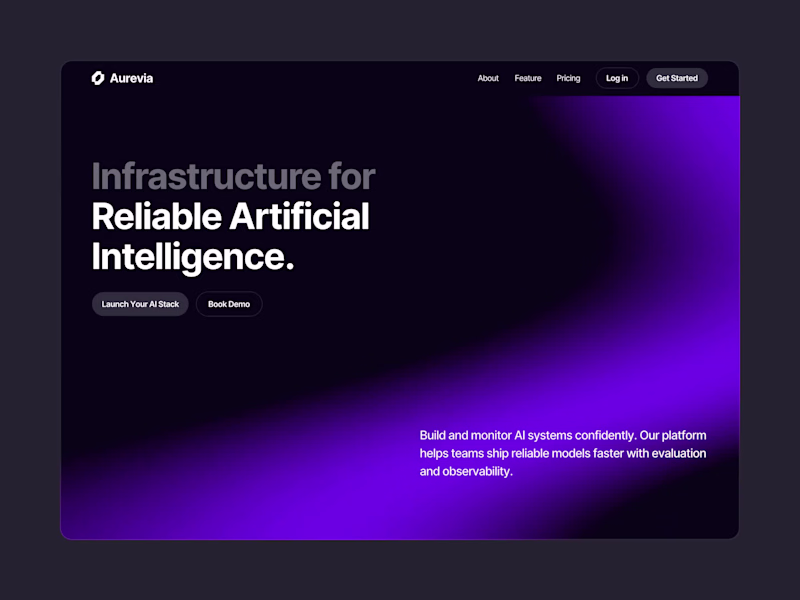 Cover image for Aurevia - Landing Page