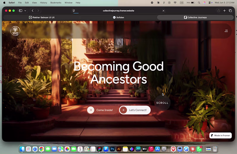 Cover image for Collective Journey Multi-Page Website redesign