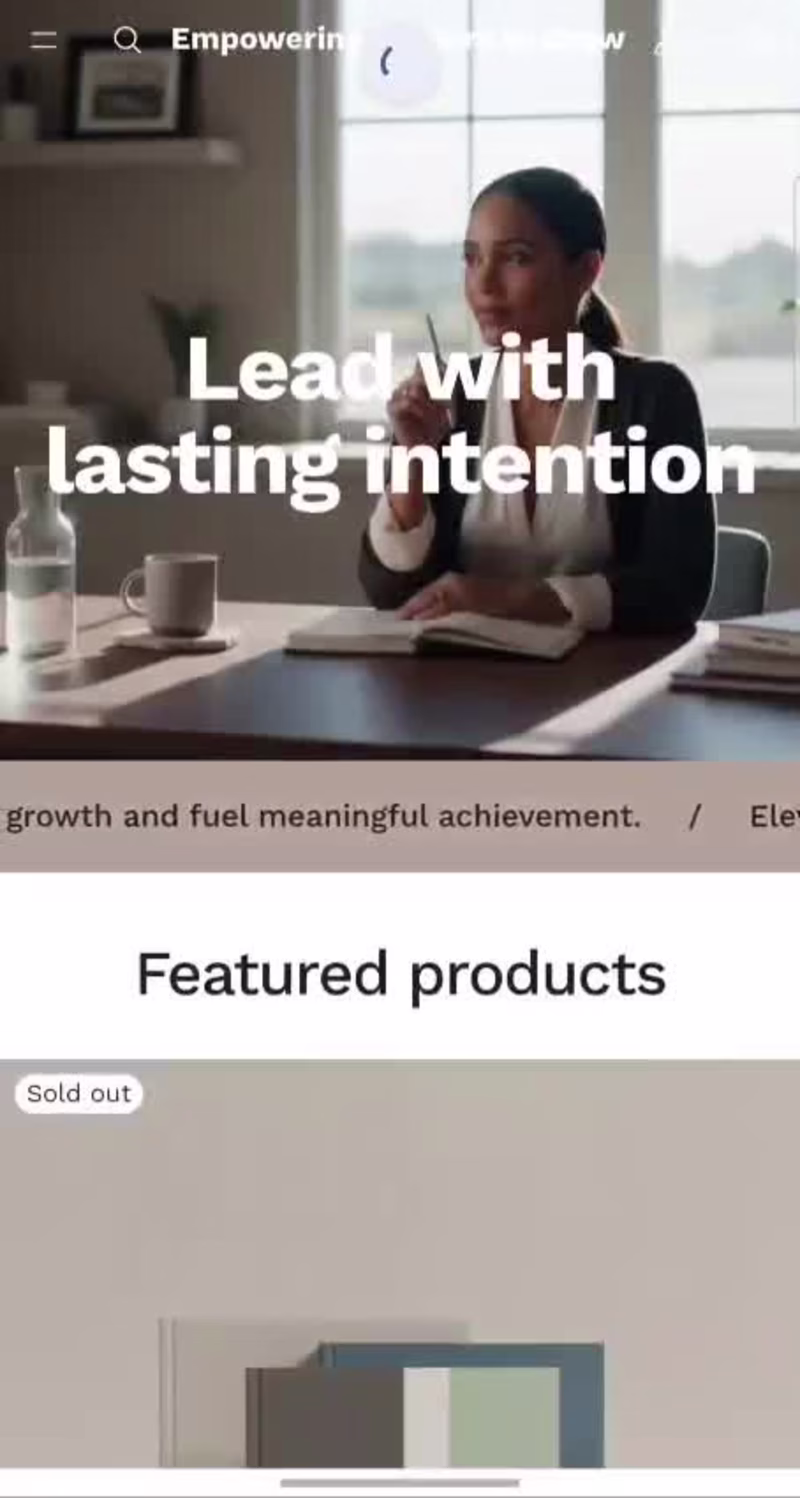 Cover image for Leadership Digital Product Shopify Store