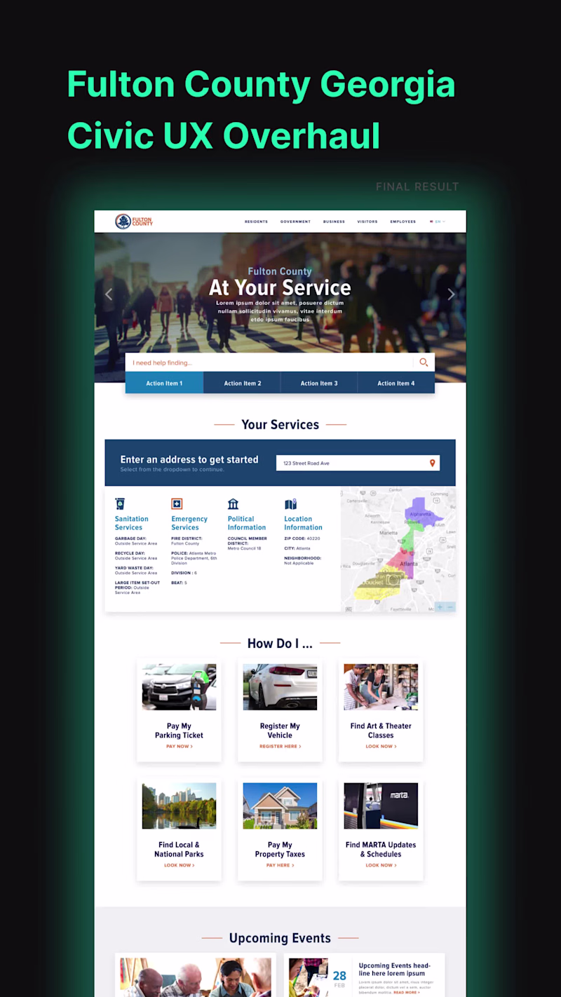 Cover image for Fulton County’s digital experience had
