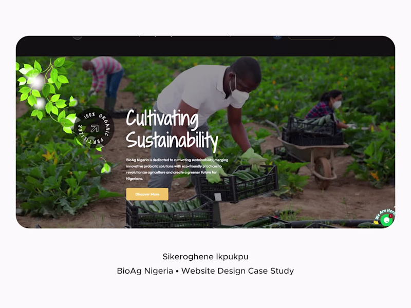 Cover image for BioAg Nigeria — Responsive Website Design & UX Case Study