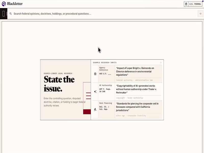 Cover image for Blackletter gives legal teams cited