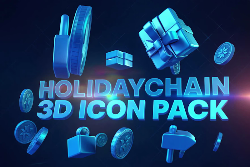 Cover image for HolidayChain 3D Icon Pack