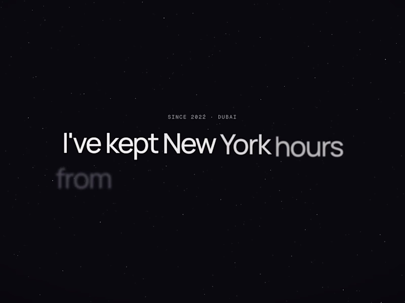 Cover image for It's 1 AM in Dubai.