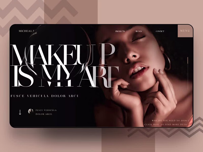 Cover image for Just completed this modern makeup