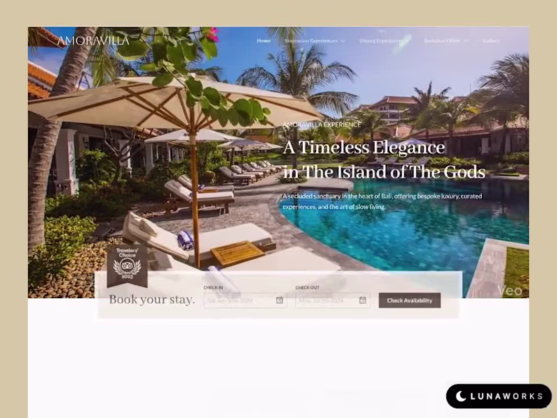 Cover image for Amoravilla Website