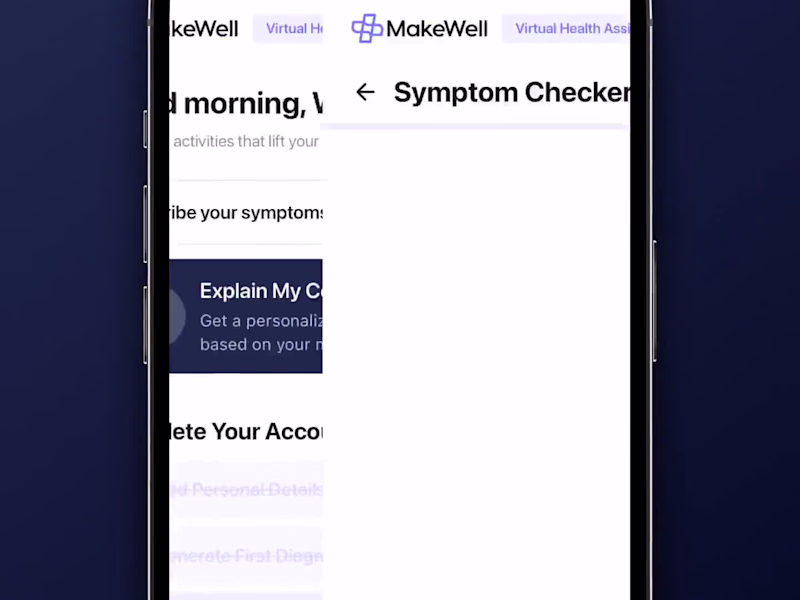 Cover image for MakeWell — World's First AI-First Healthcare App