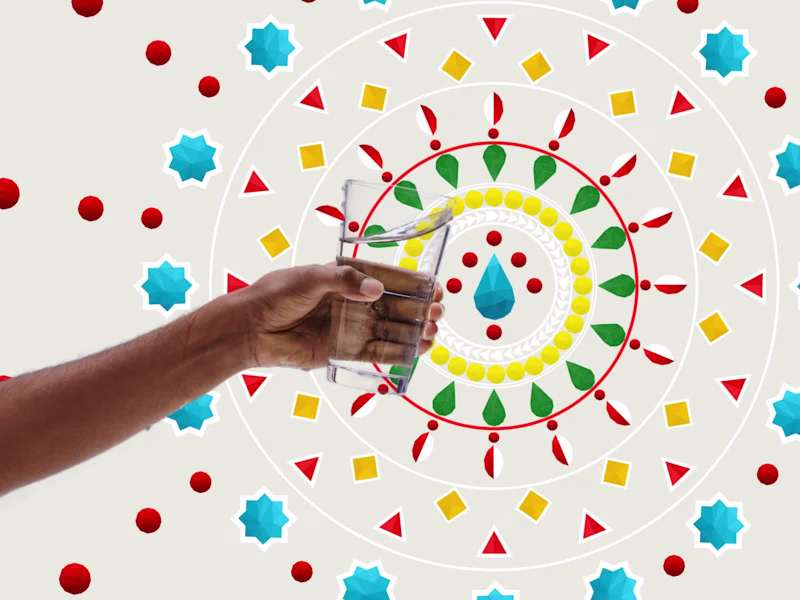 Cover image for Water.org illustration - "Cheers"