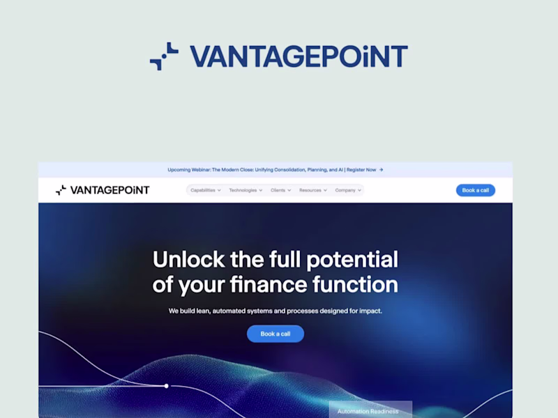 Cover image for Webflow Website for VantagePoint Consulting