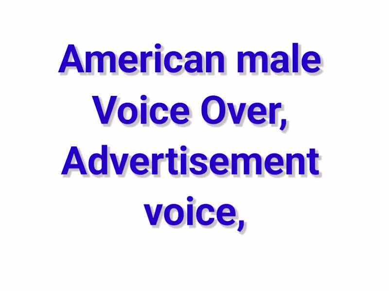 Cover image for American accent voice over | Usa accent voice over artist | ...