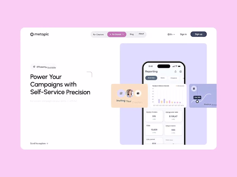 Cover image for Metapic - Brands Page