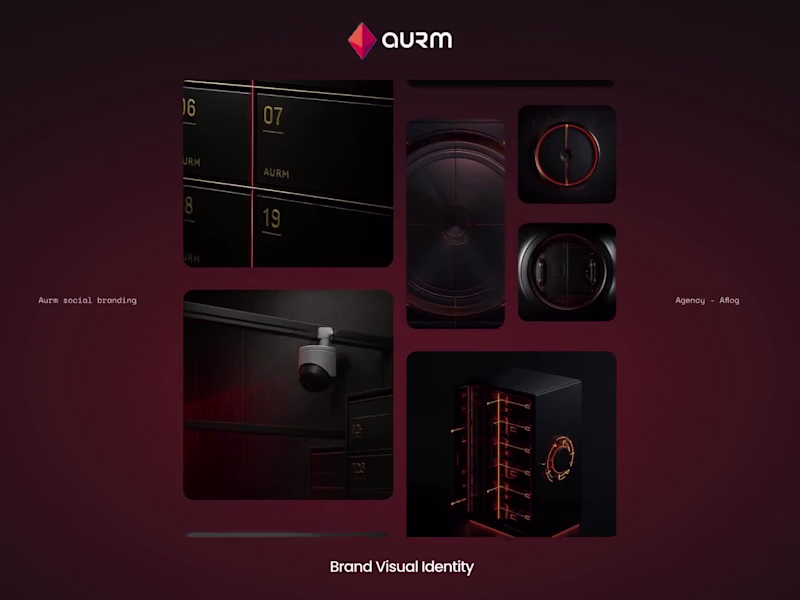 Cover image for Aurm Visual Identity System Development