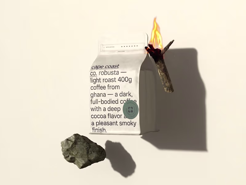Cover image for Cape Coast Co. coffee branding and packaging.