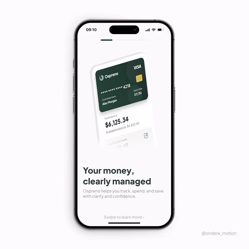 Cover image for Made a four-scene onboarding flow